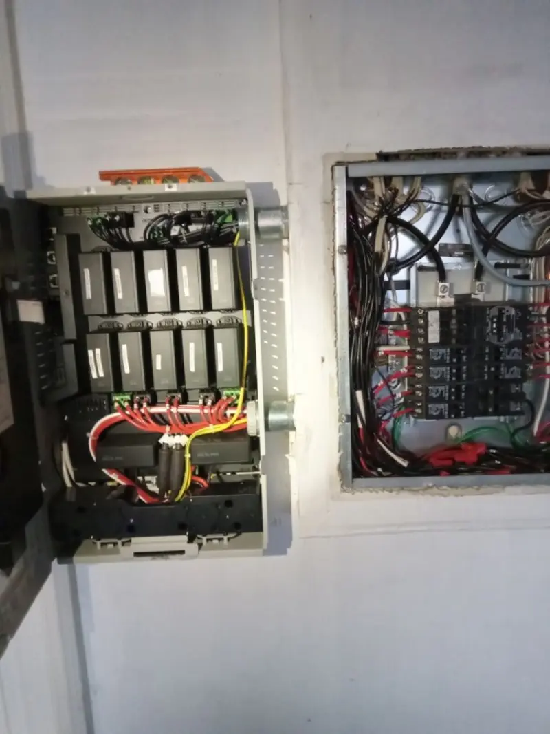Electrical panel upgrade completed for Ring Doorbell Installation in Brandon